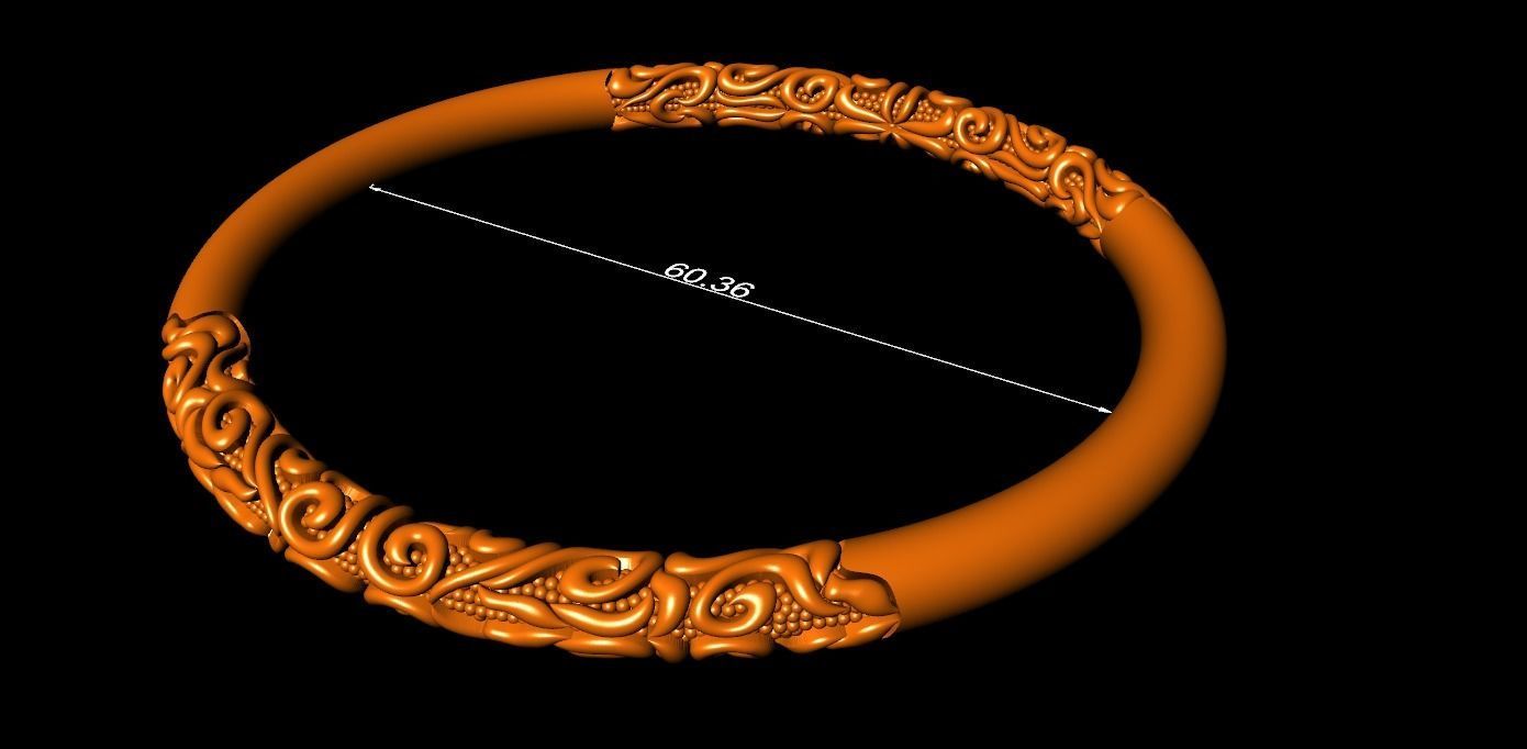 Men Fashion Bracelet 3D print model_5