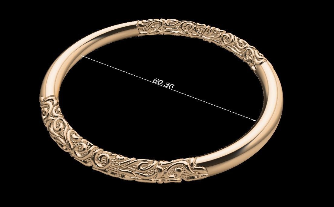 Men Fashion Bracelet 3D print model_1