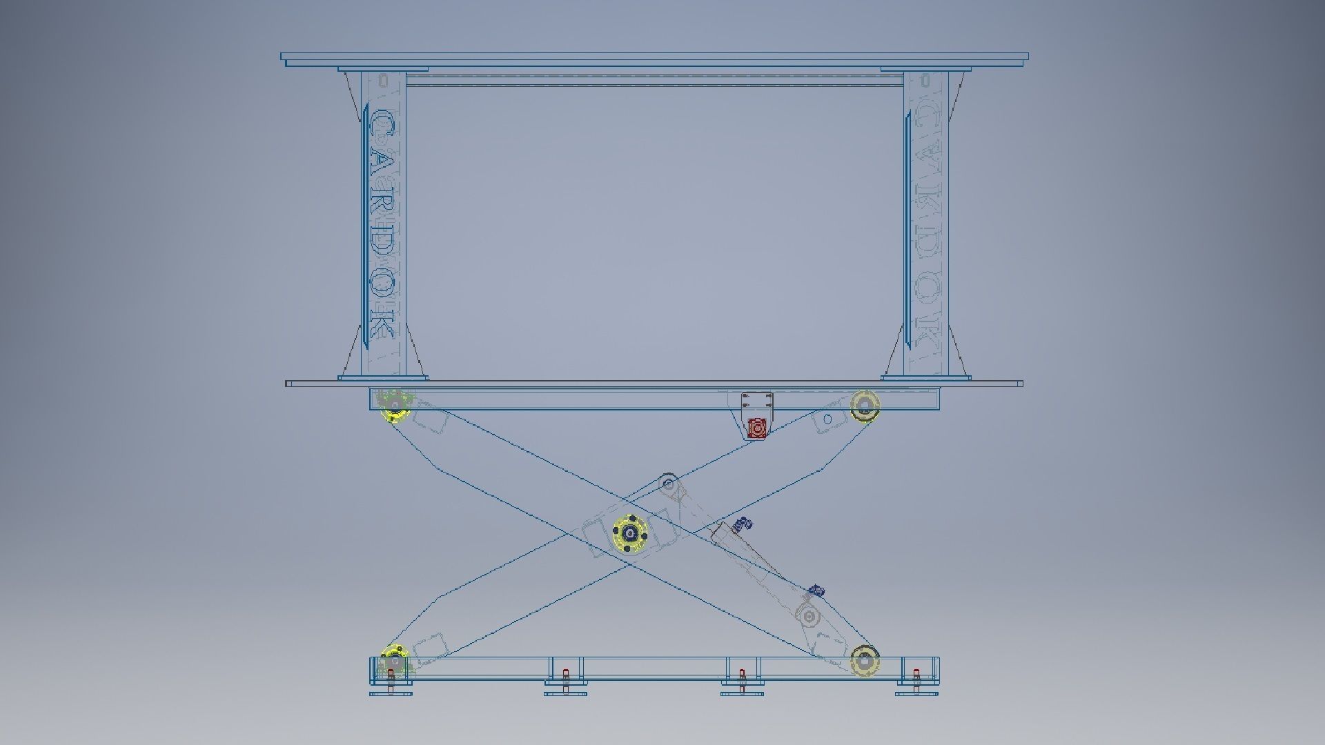 Scissor Lift Cardok Multi Double your space 3D model_8