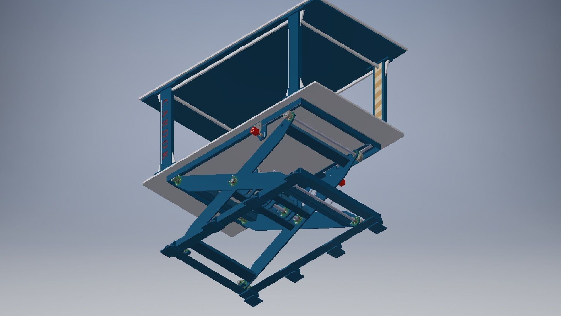 Scissor Lift Cardok Multi Double your space 3D model_20