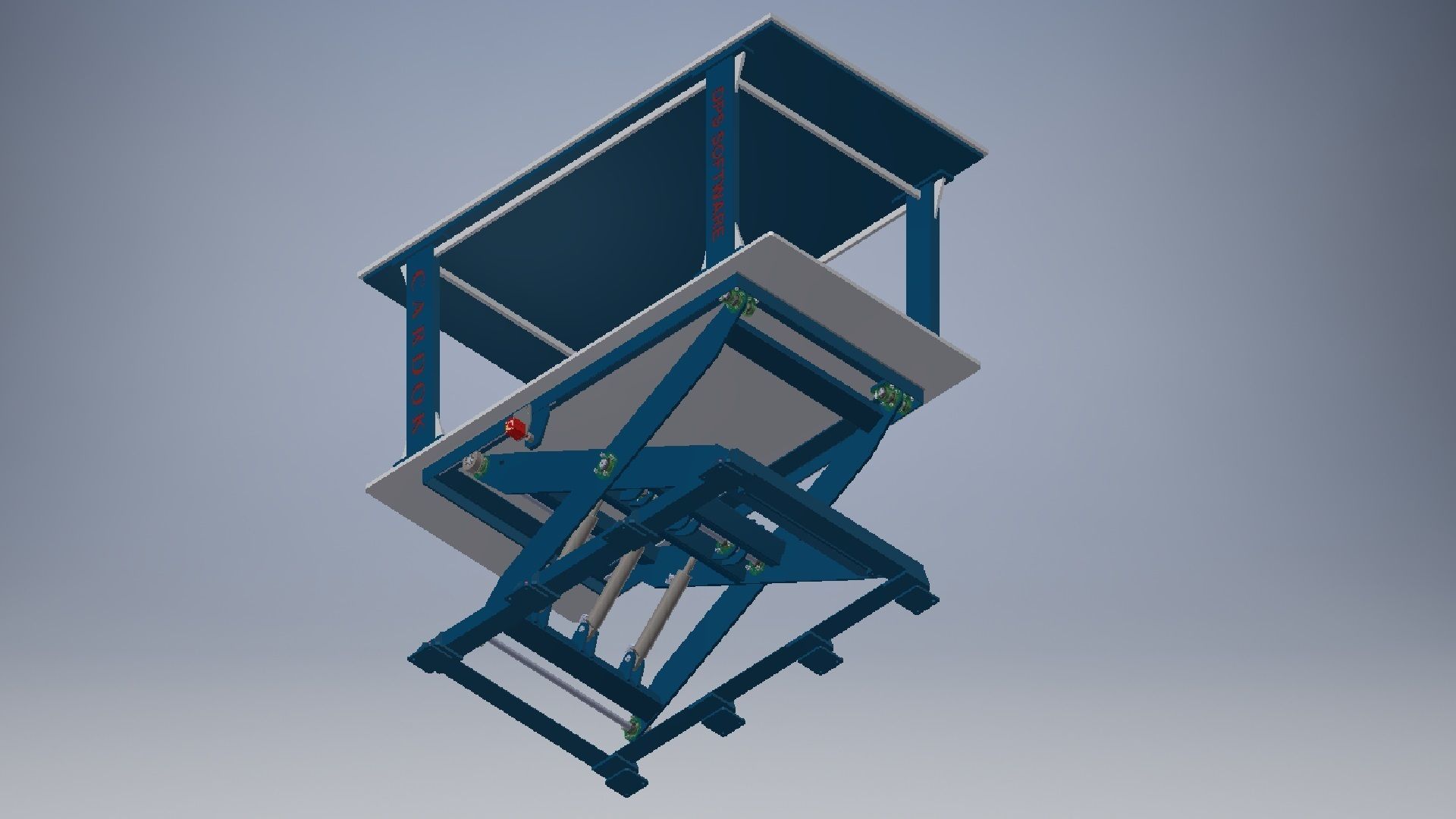 Scissor Lift Cardok Multi Double your space 3D model_2