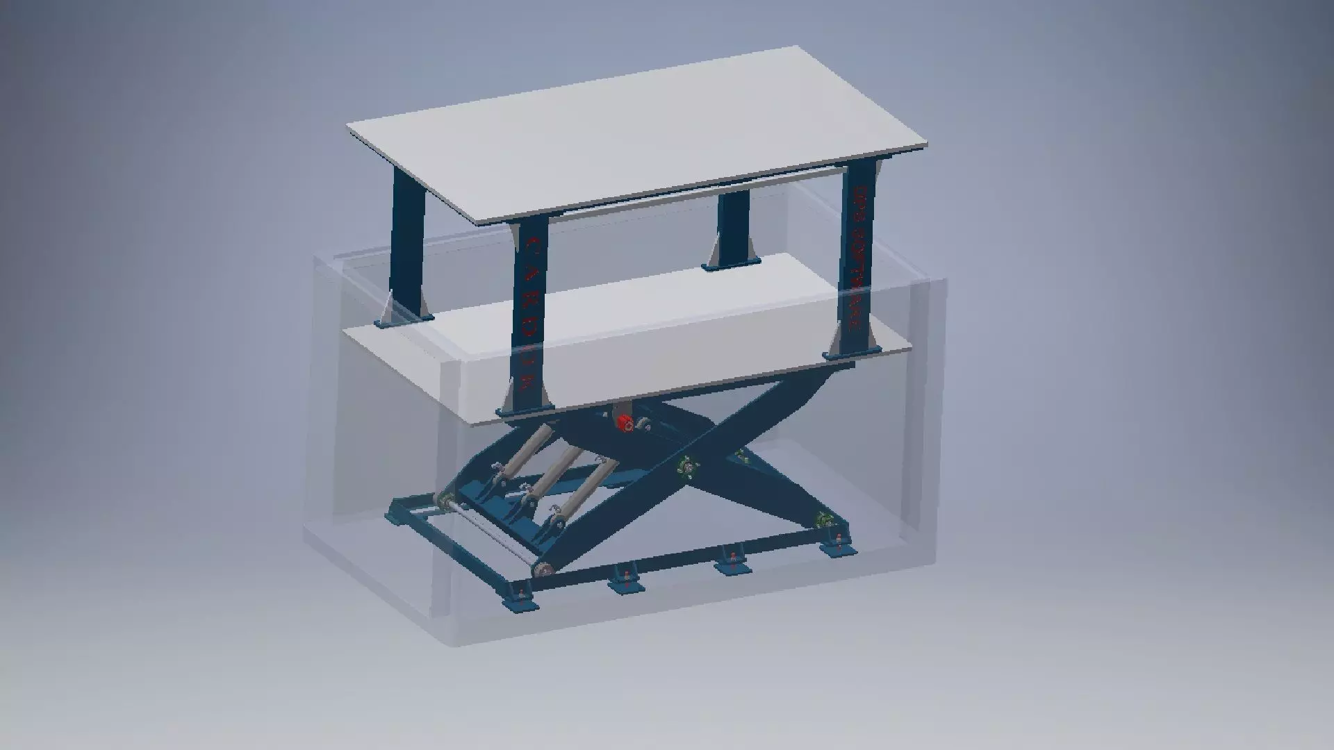 Scissor Lift Cardok Multi Double your space 3D model_0