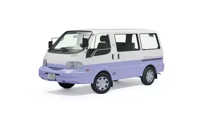 Mazda Bongo 2000 Low-poly 3D model
