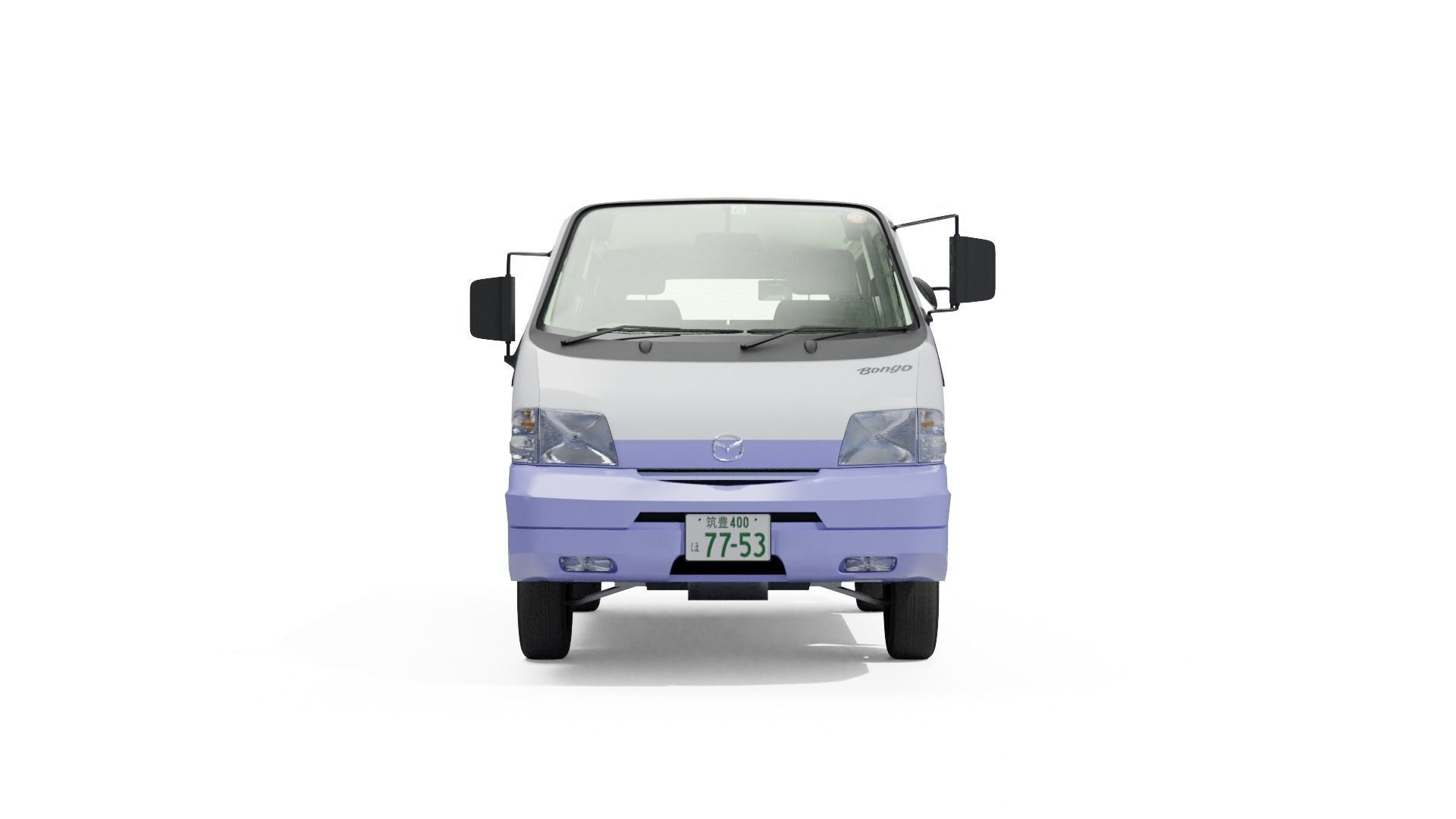 Mazda Bongo 2000 Low-poly 3D model_6