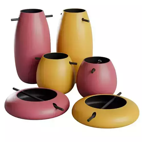 Set of vases Asia by Roche Bobois