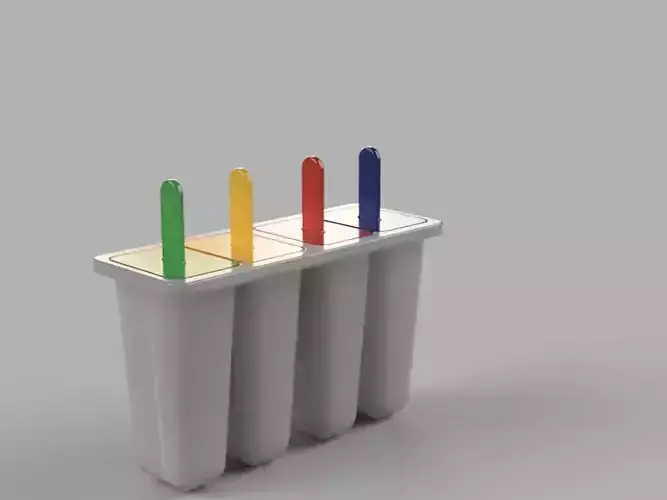 Popsicle Mold 3D print model