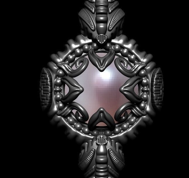 Designer Bracelet and Chain 3D print model_16