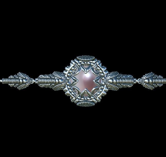 Designer Bracelet and Chain 3D print model_17