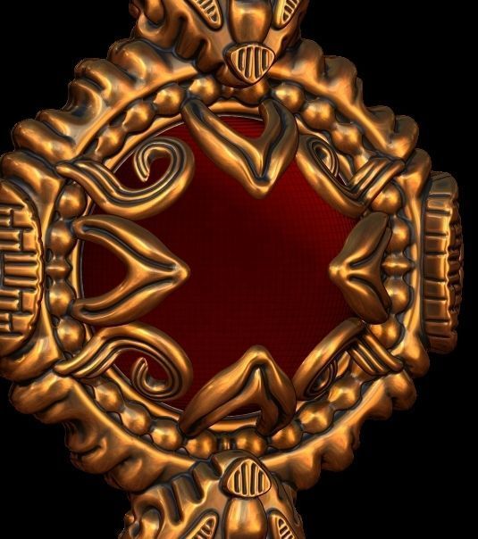 Designer Bracelet and Chain 3D print model_6