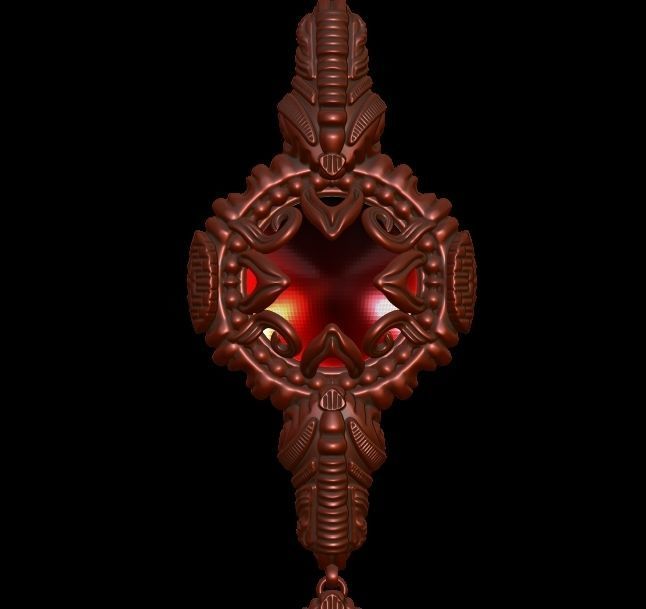 Designer Bracelet and Chain 3D print model_13