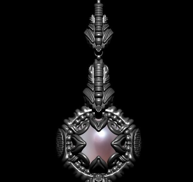 Designer Bracelet and Chain 3D print model_18