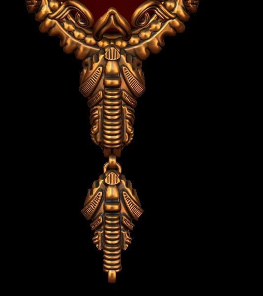 Designer Bracelet and Chain 3D print model_5