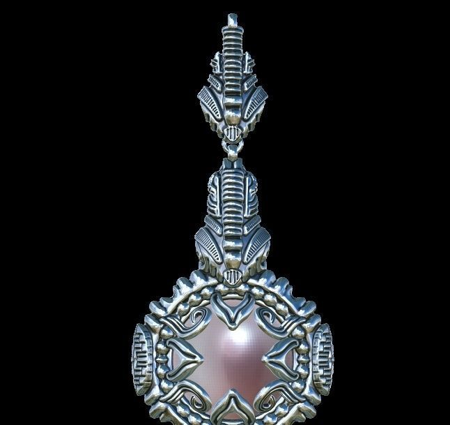 Designer Bracelet and Chain 3D print model_9