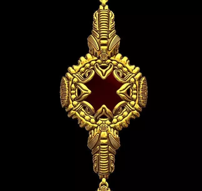 Designer Bracelet and Chain 3D print model_0