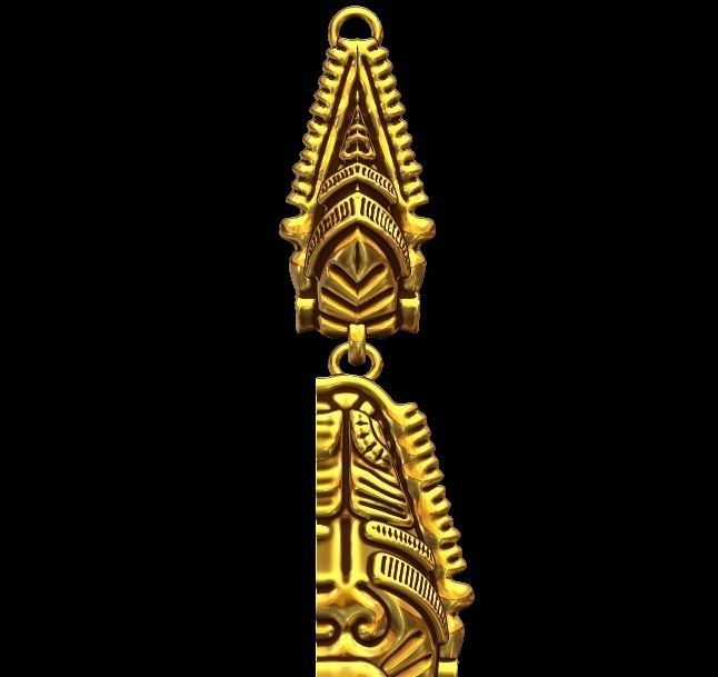 Designer Bracelet and Chain 3D print model_10