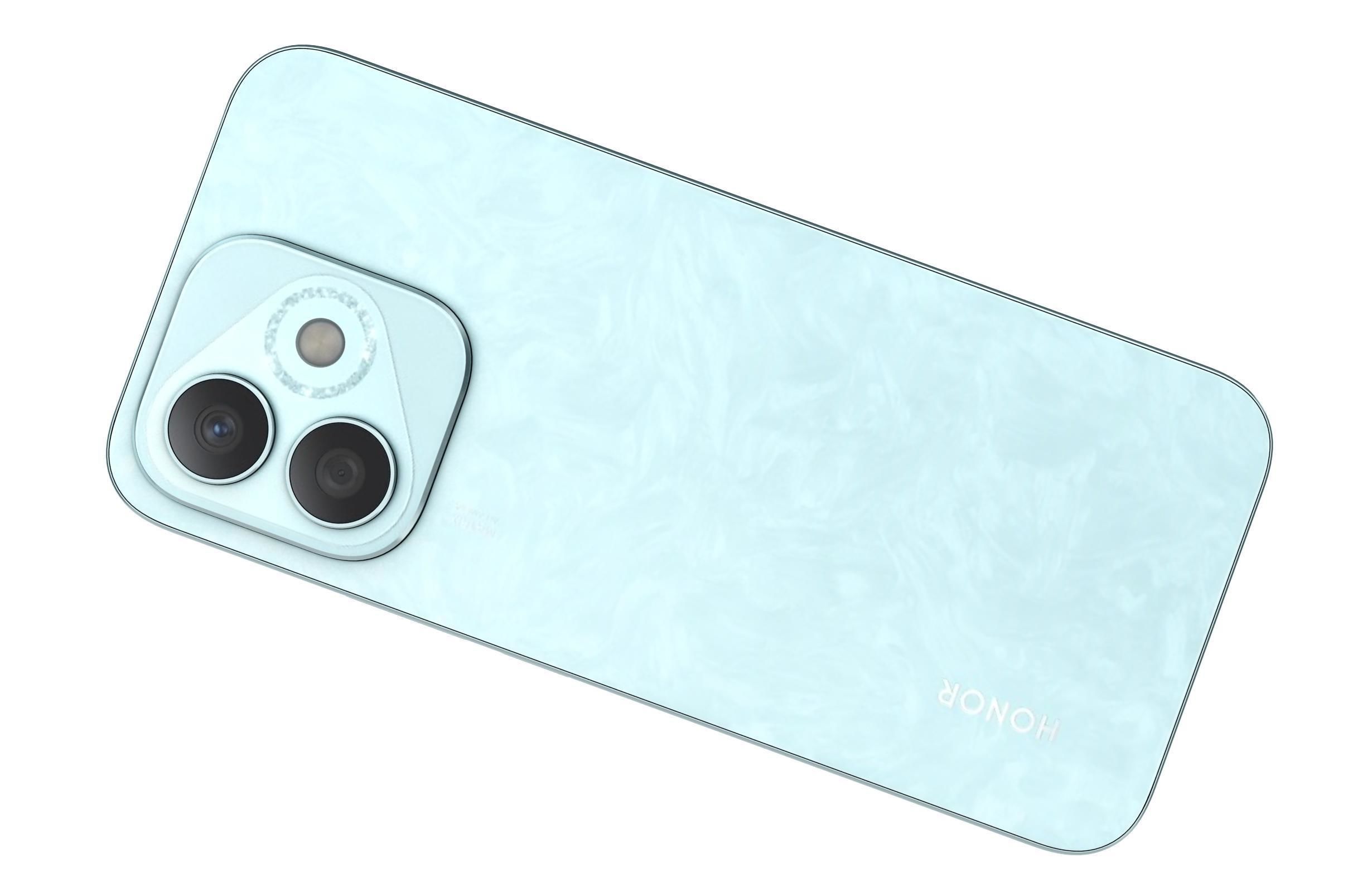 Honor X60i Cloud Blue 3D model_11
