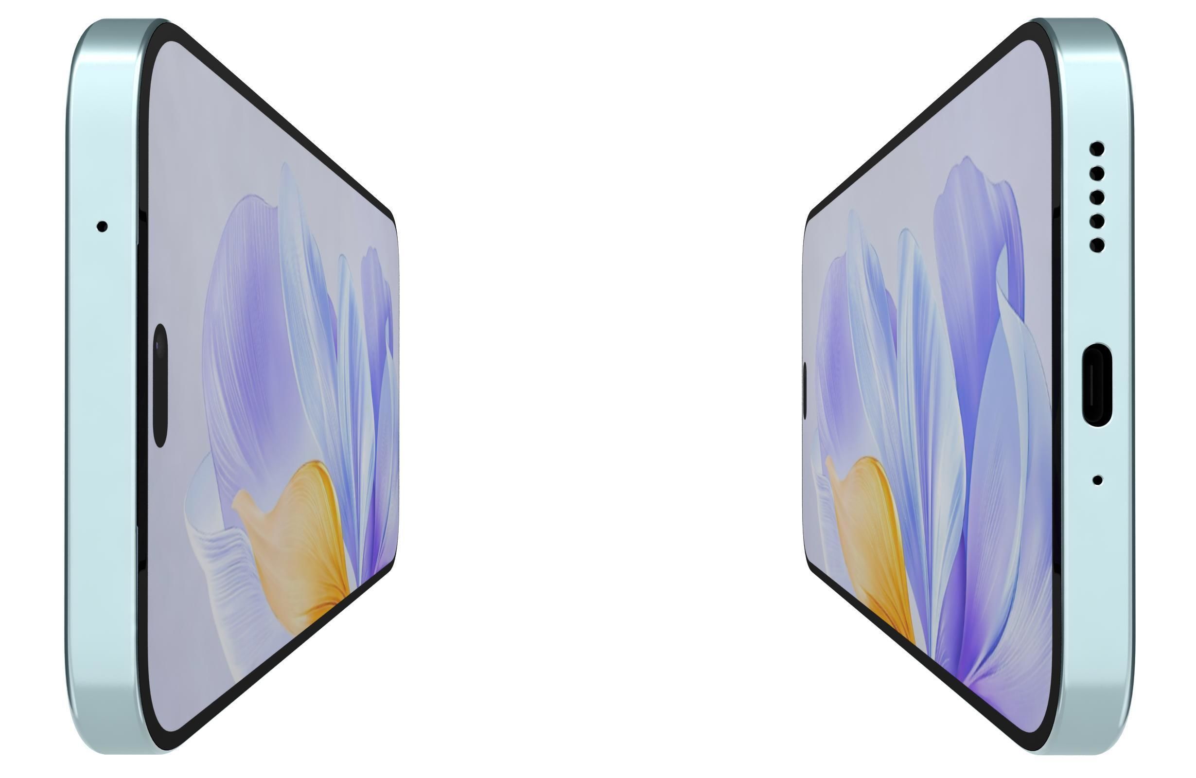 Honor X60i Cloud Blue 3D model_8