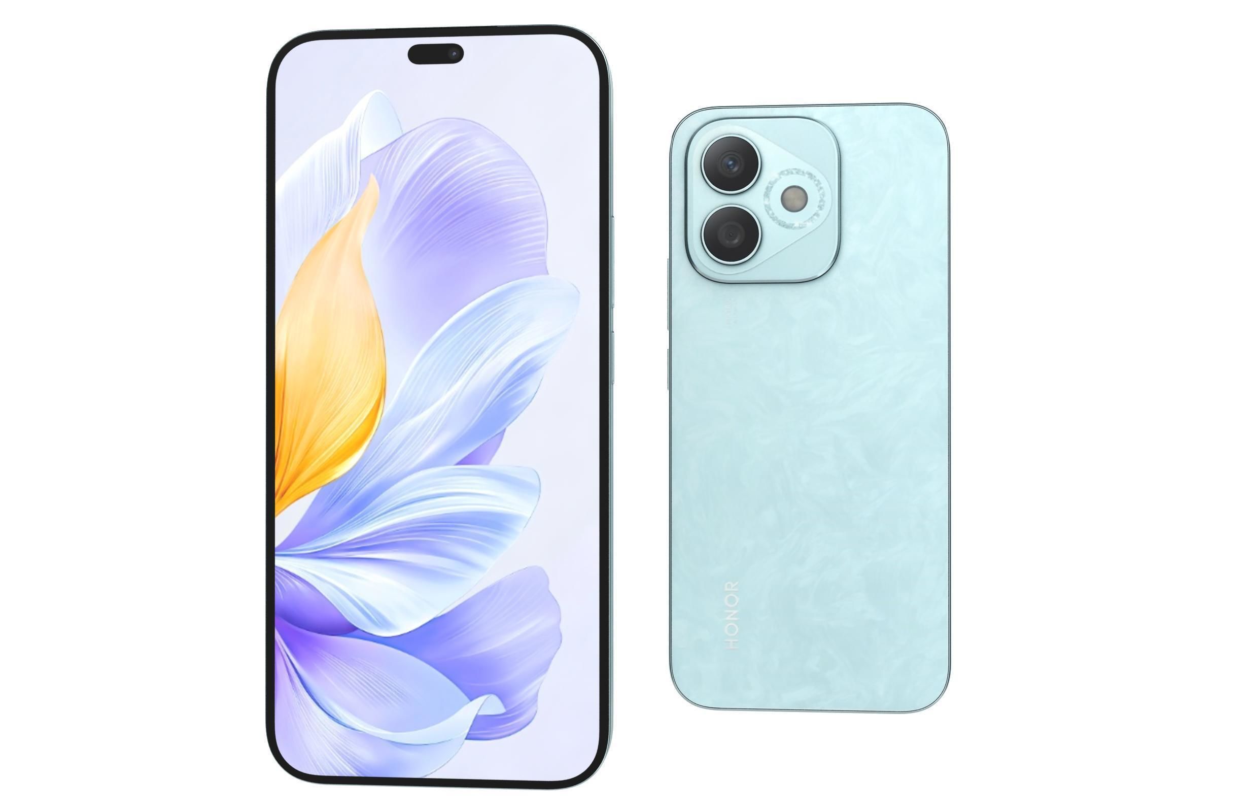 Honor X60i Cloud Blue 3D model_6