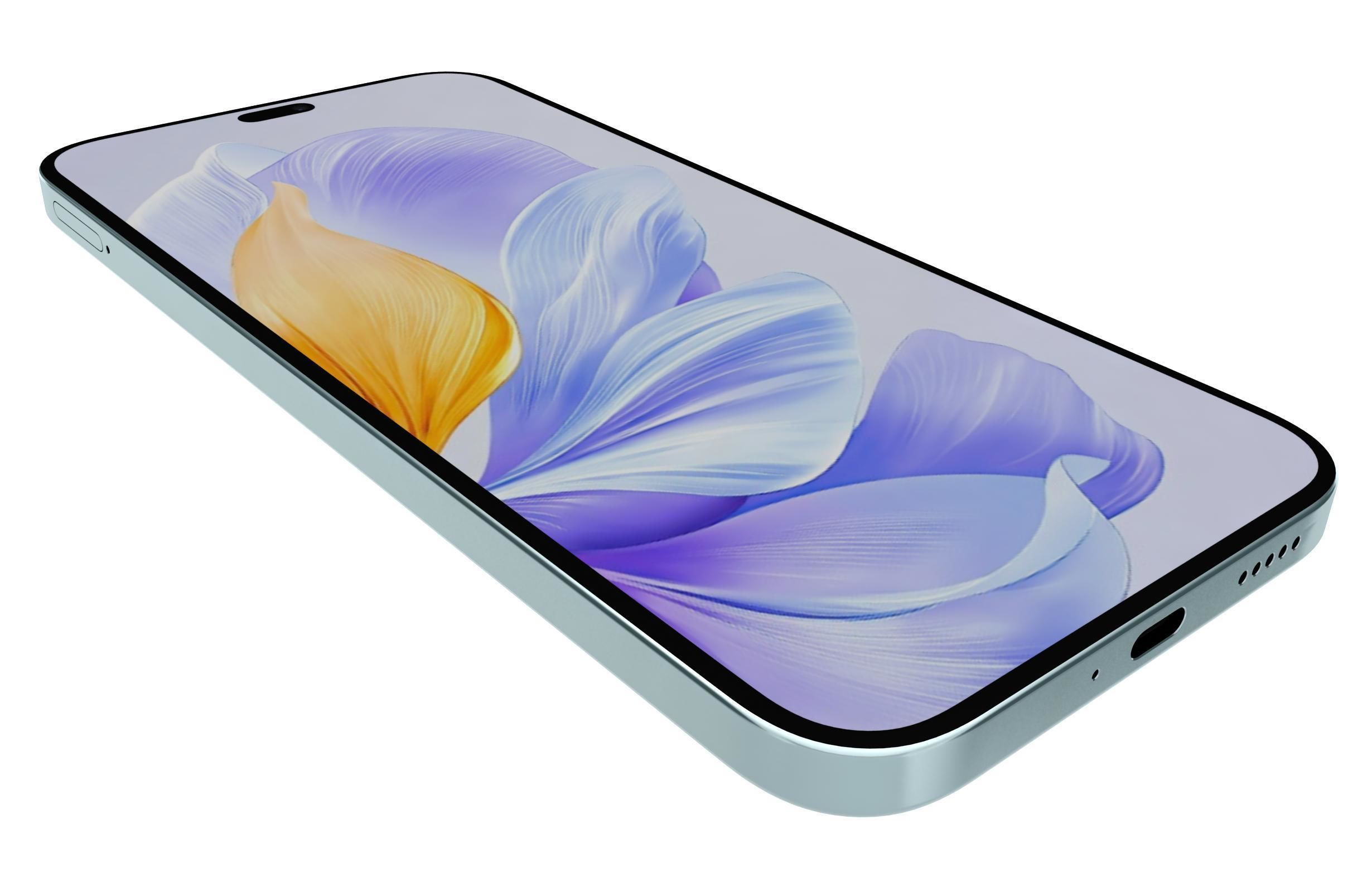 Honor X60i Cloud Blue 3D model_12