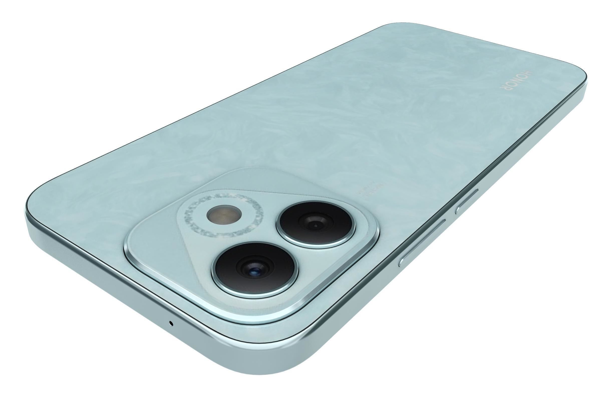 Honor X60i Cloud Blue 3D model_15