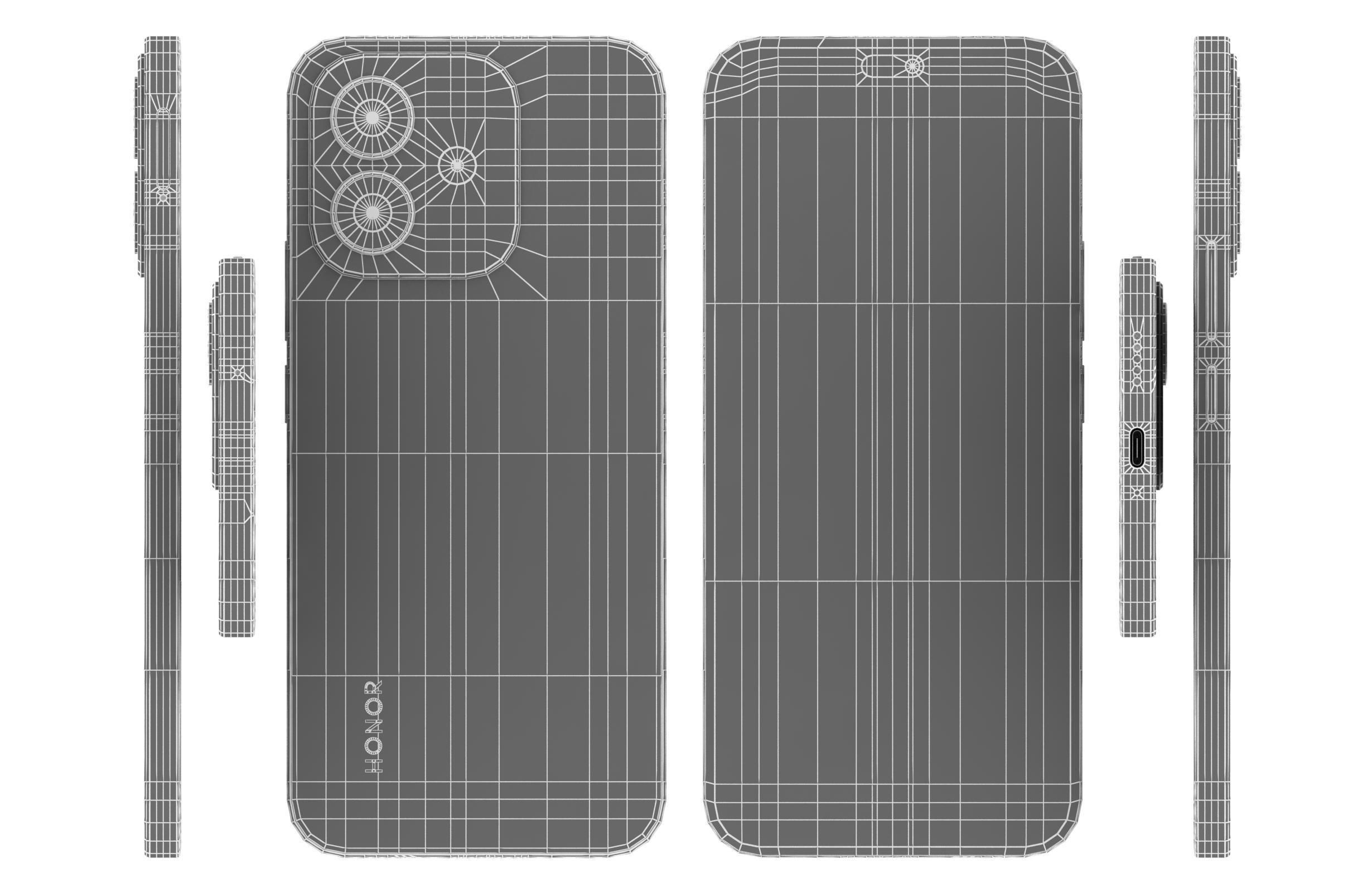 Honor X60i Cloud Blue 3D model_16