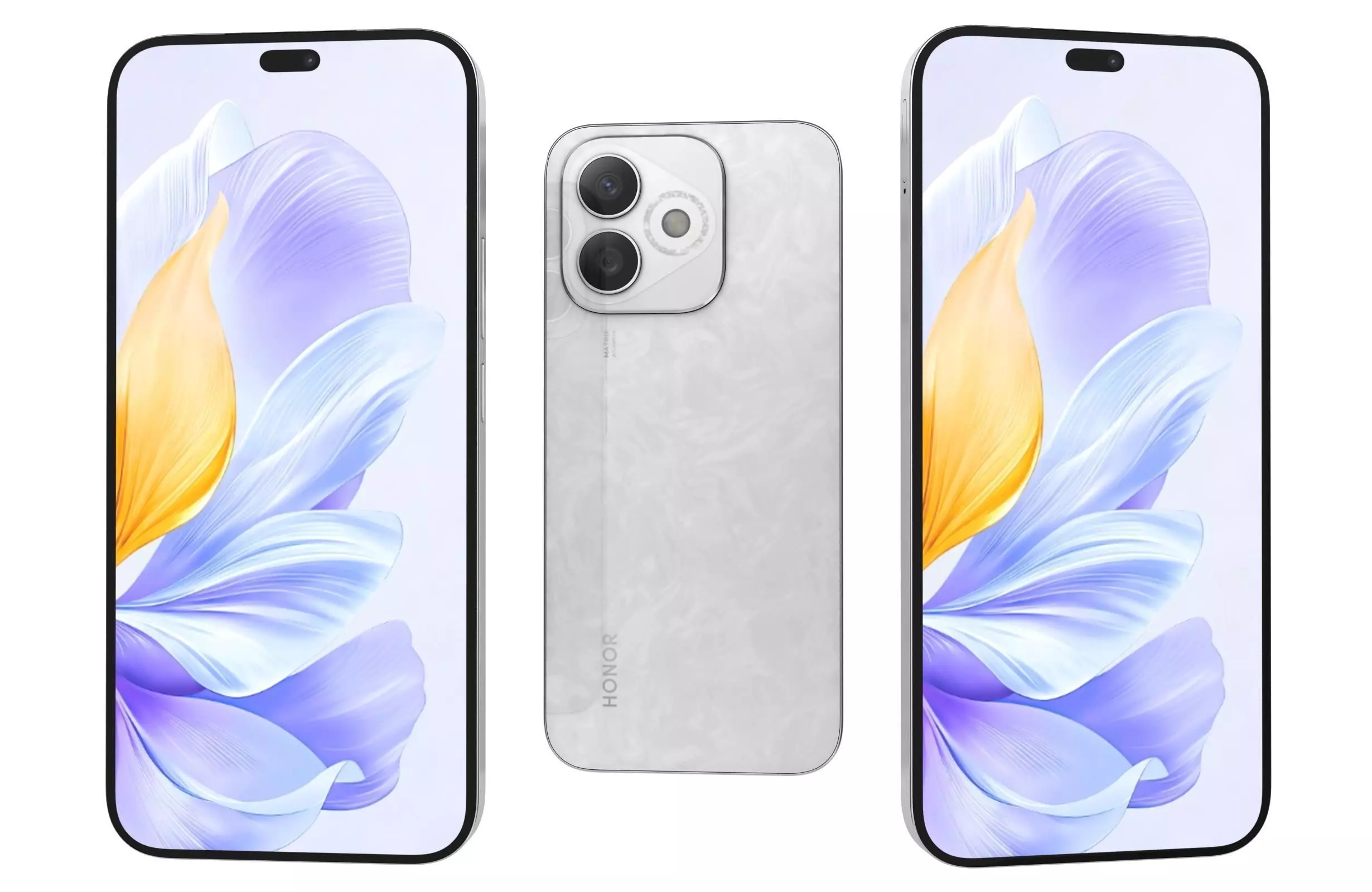 Honor X60i Moon Shadow White 3D model_0