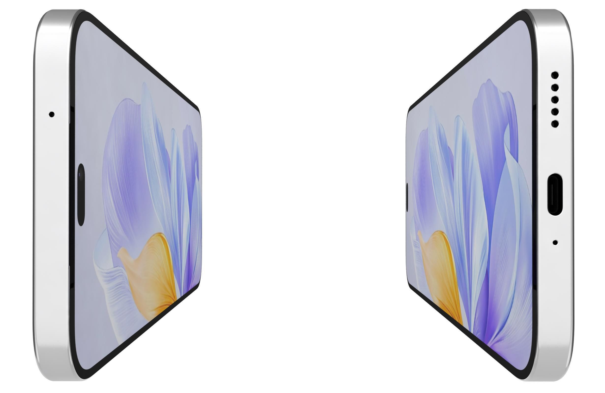 Honor X60i Moon Shadow White 3D model_8