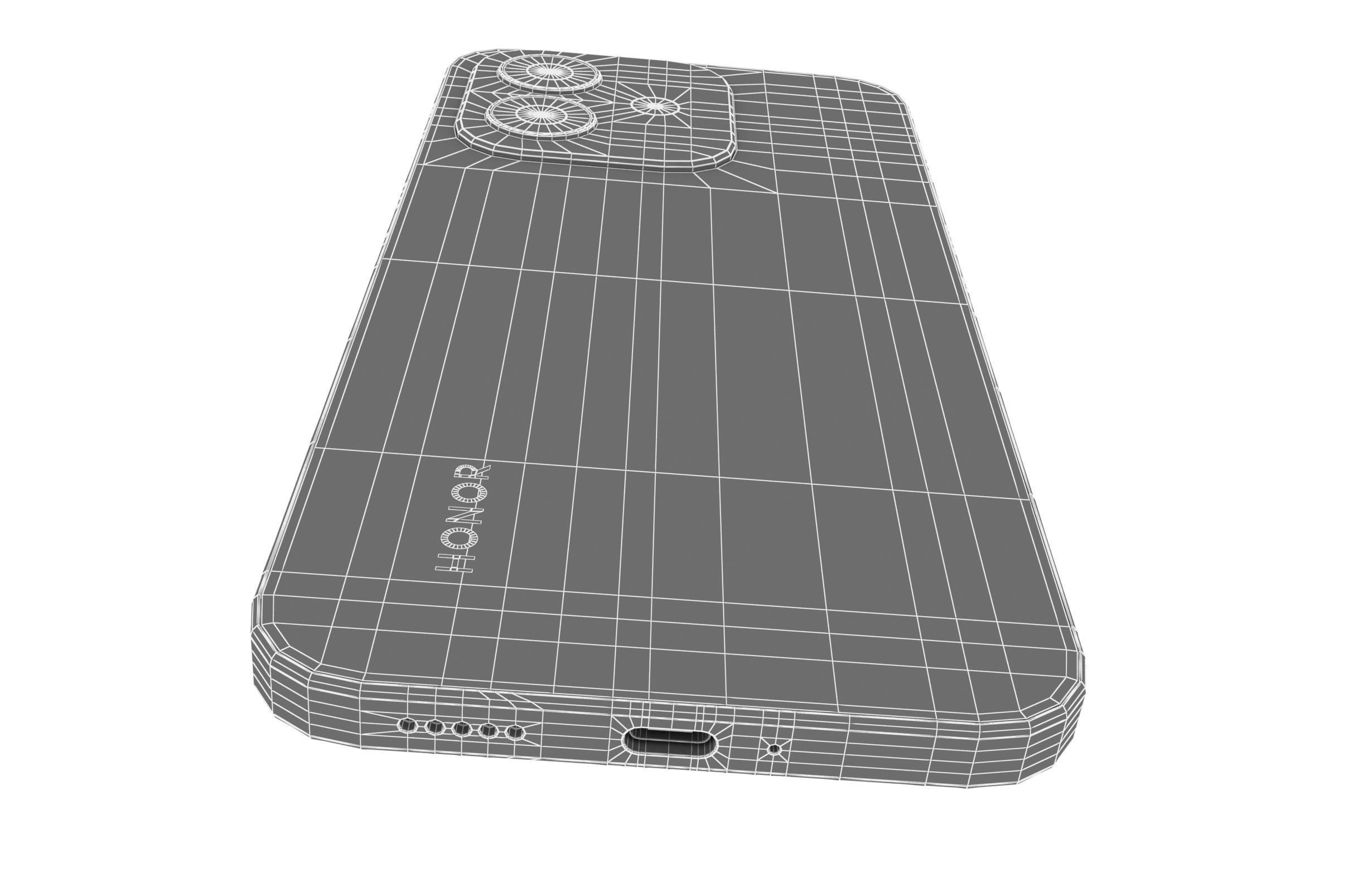 Honor X60i Moon Shadow White 3D model_21