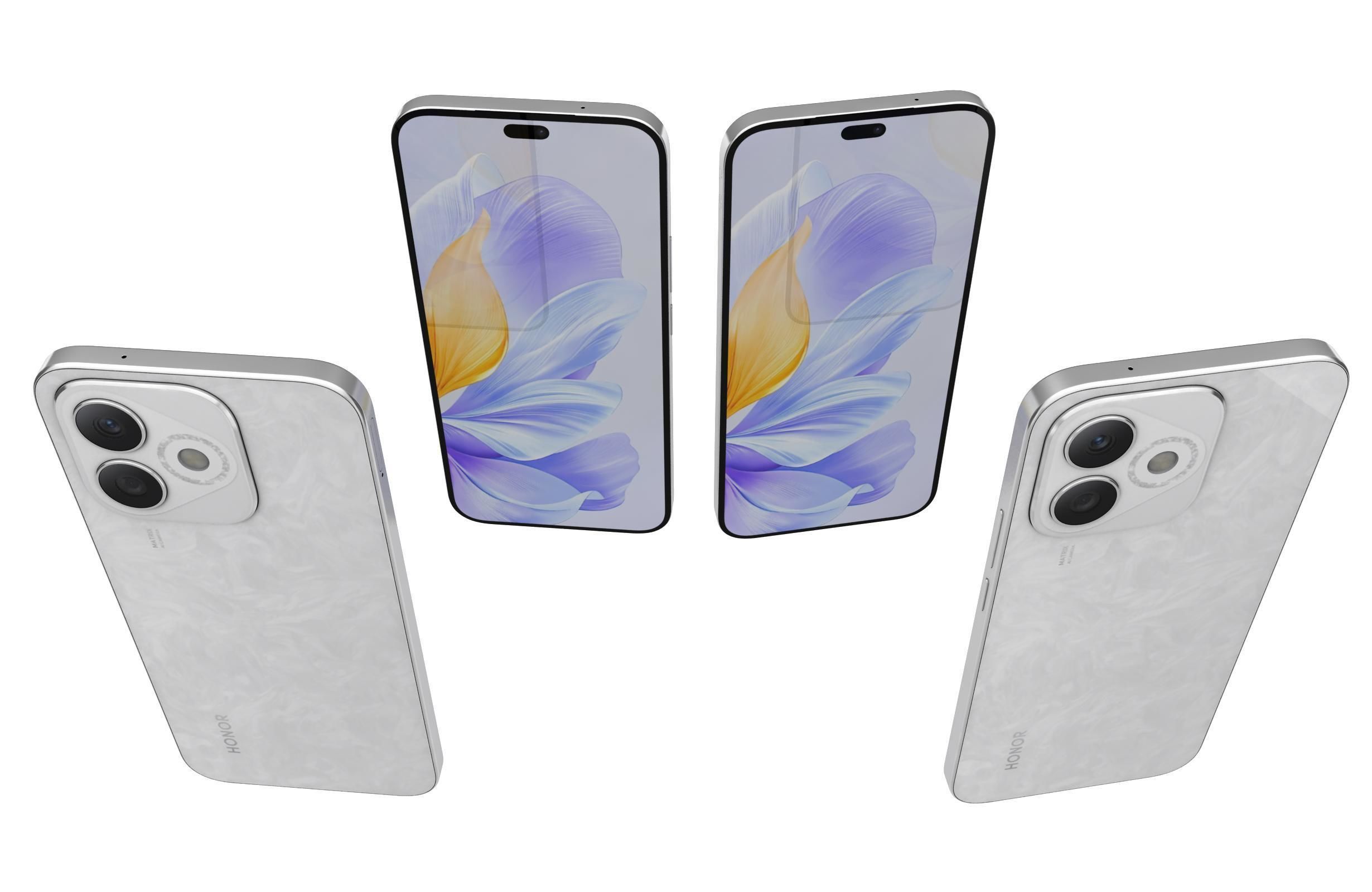 Honor X60i Moon Shadow White 3D model_5