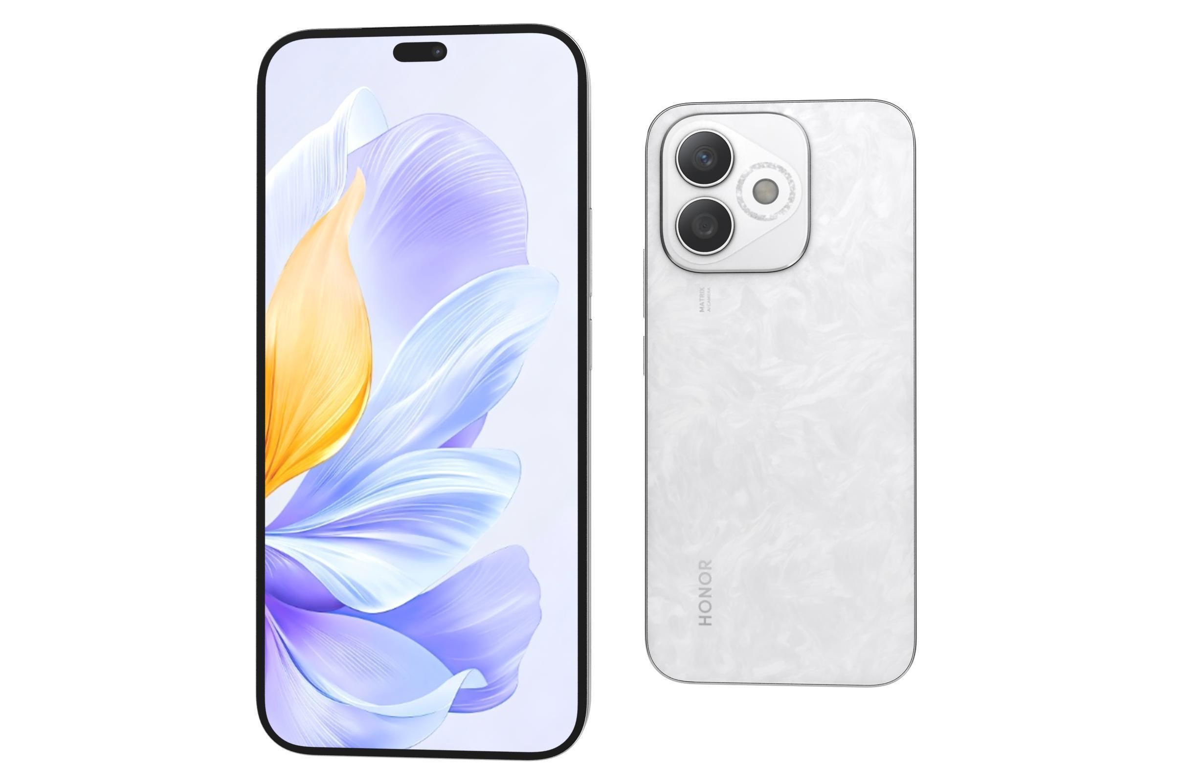 Honor X60i Moon Shadow White 3D model_6