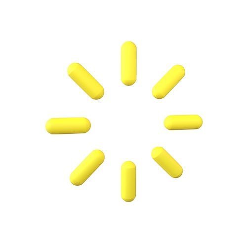 Burst Element Symbol v1 004 Low-poly 3D model