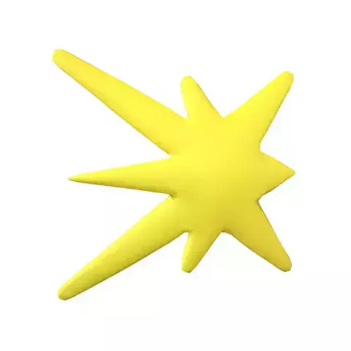 Spiky Element Symbol v1 004