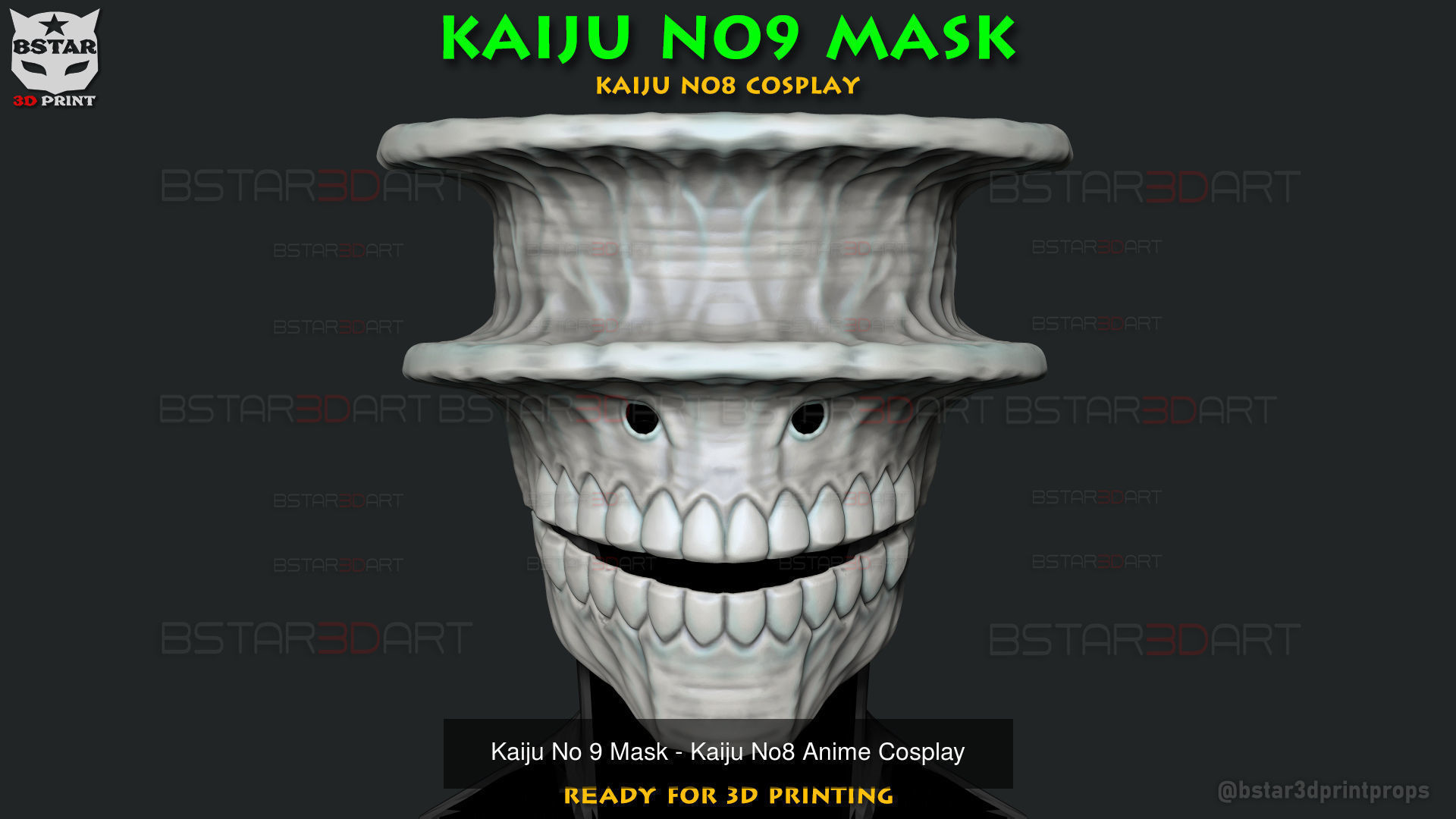 Kaiju no8 Collection Masks - Halloween Cosplay _3