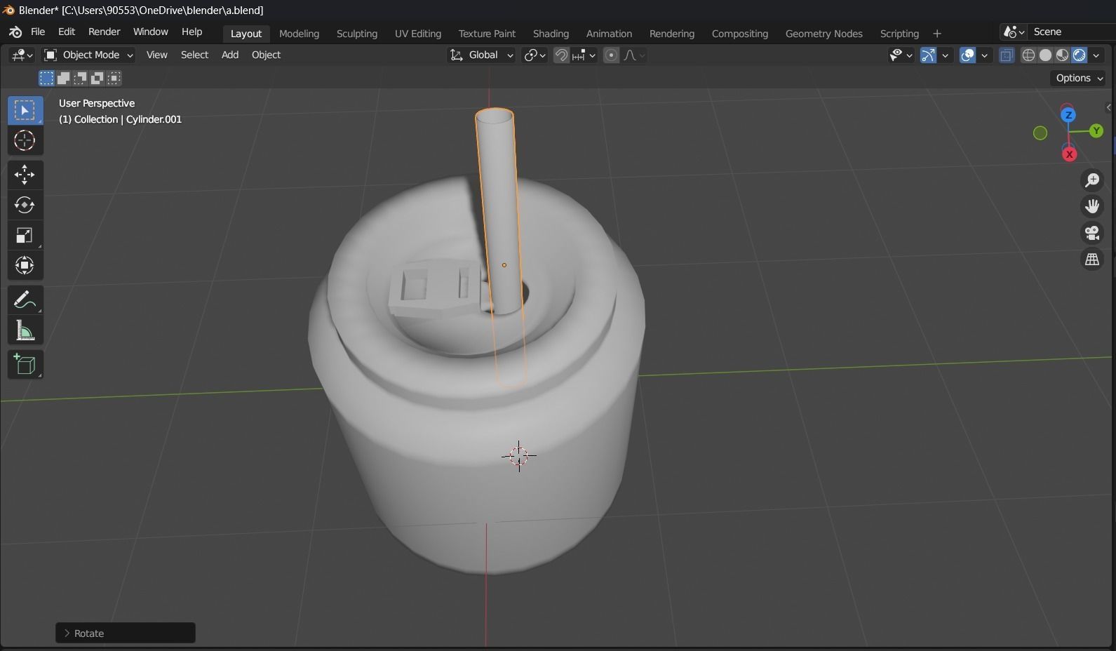 Blender Cute Can Free 3D model_2