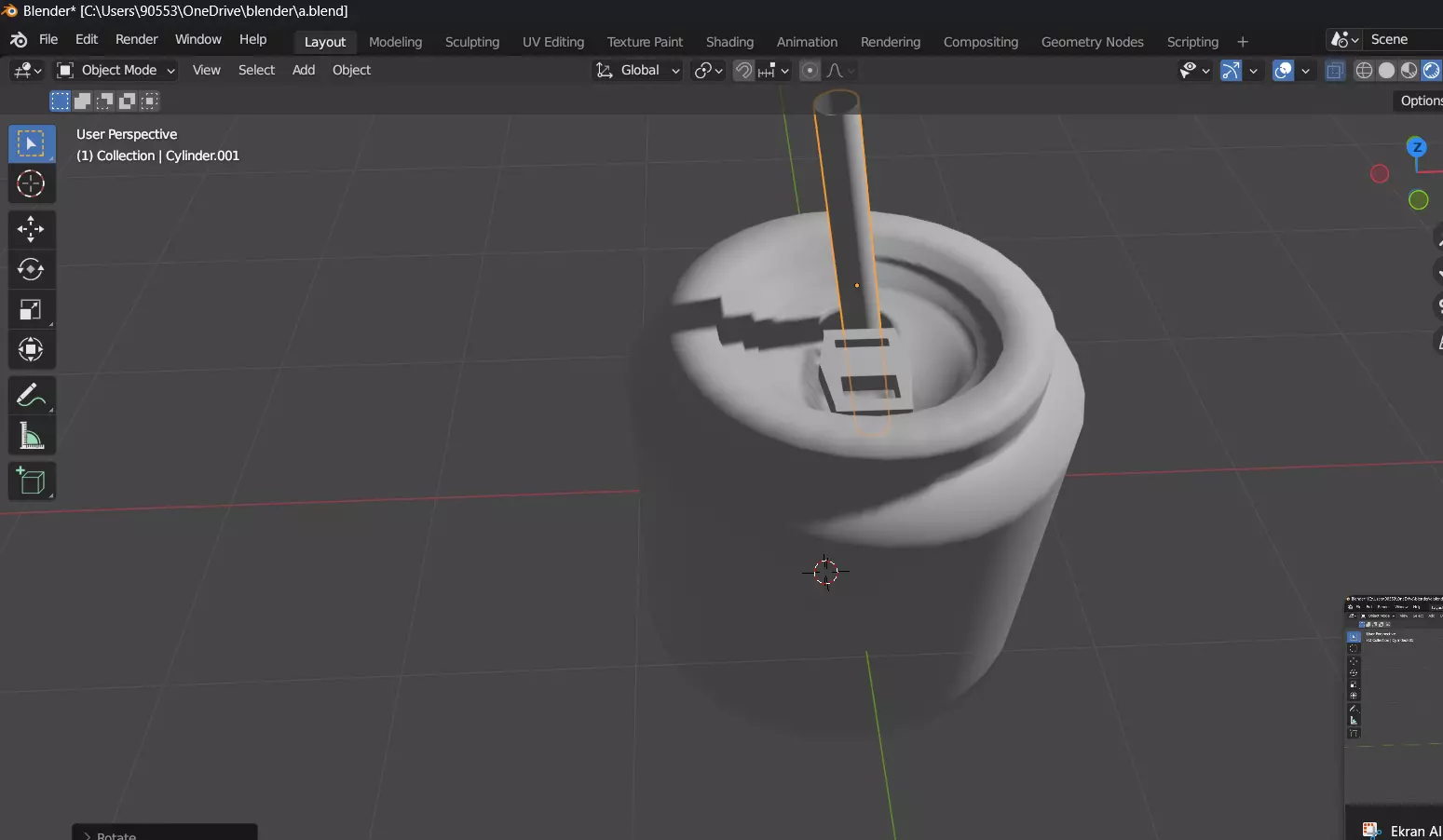 Blender Cute Can Free 3D model_0