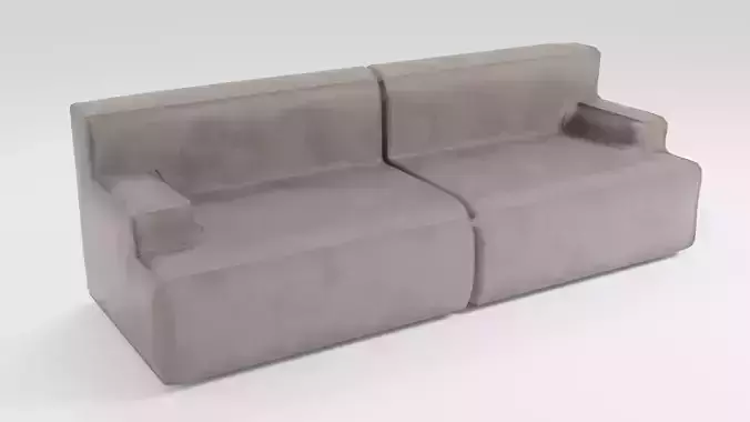 Exquisite sofa in a minimalist style
