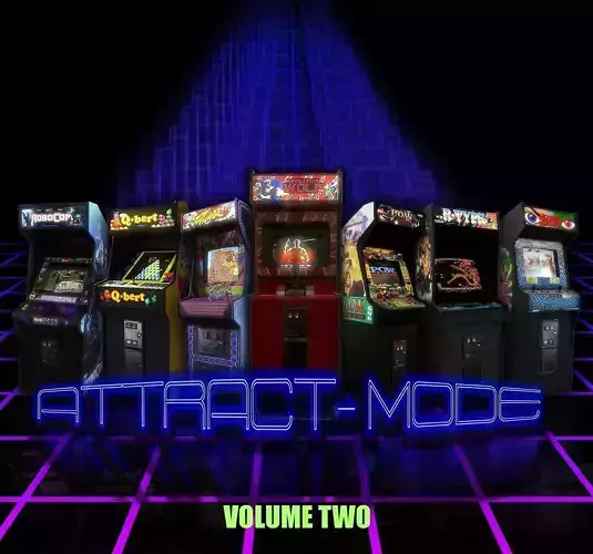 Attract-Mode Arcade Pack volume 02 Low-poly 3D model