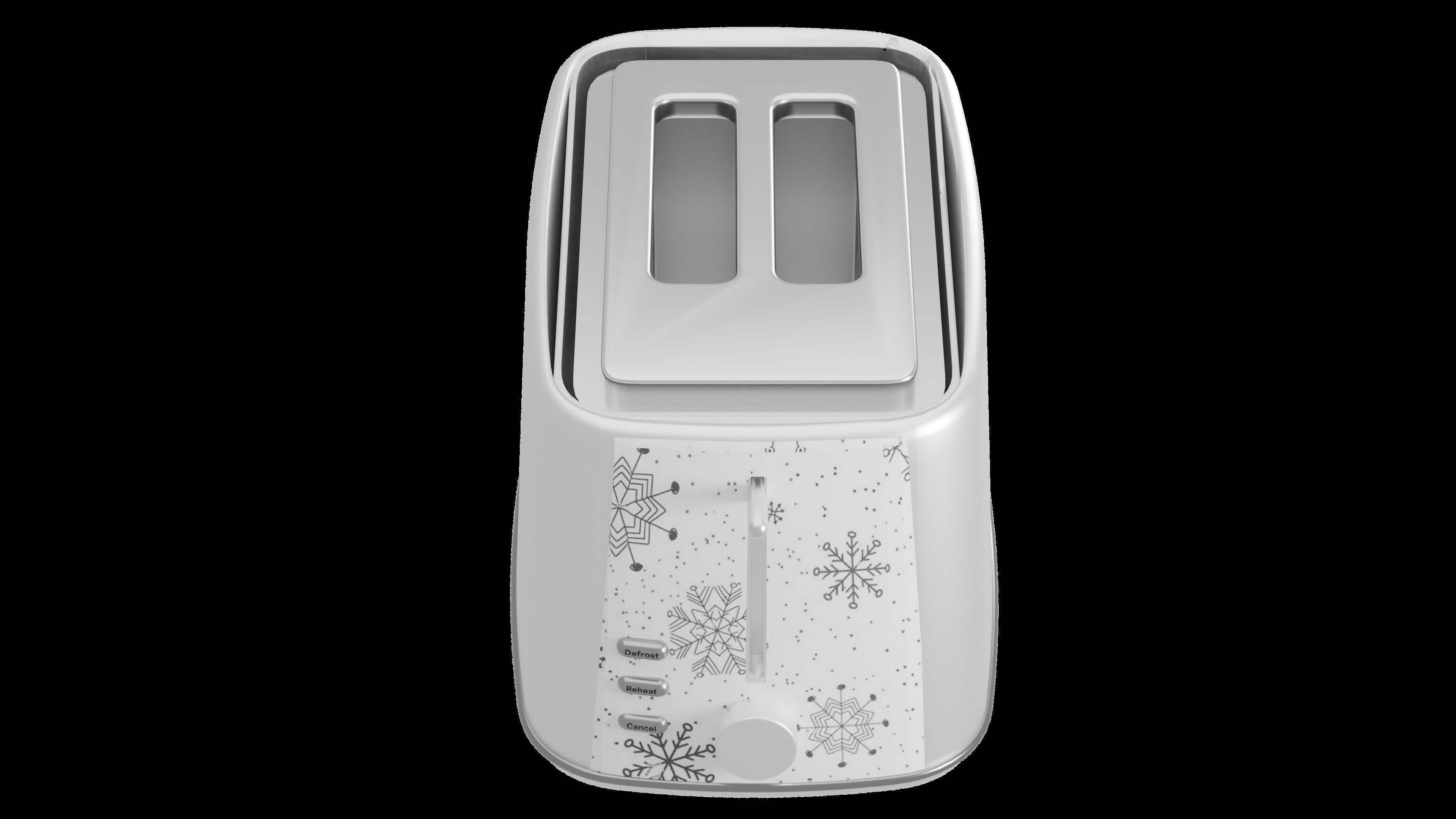 Tornado Toaster  Low-poly 3D model_1