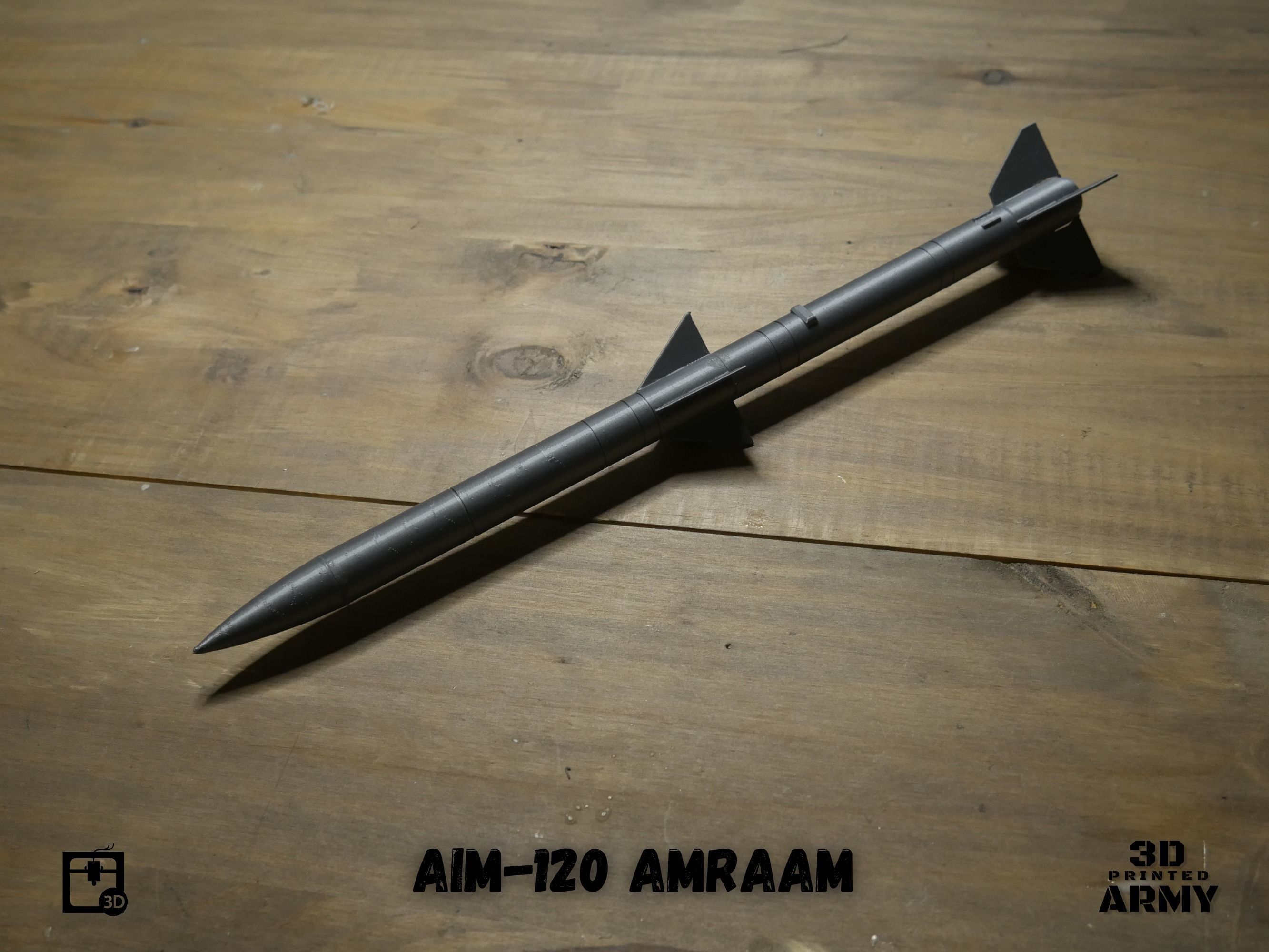 AIM-120 AMRAAM - 3D printing files for aeromodelling 3D print model_10