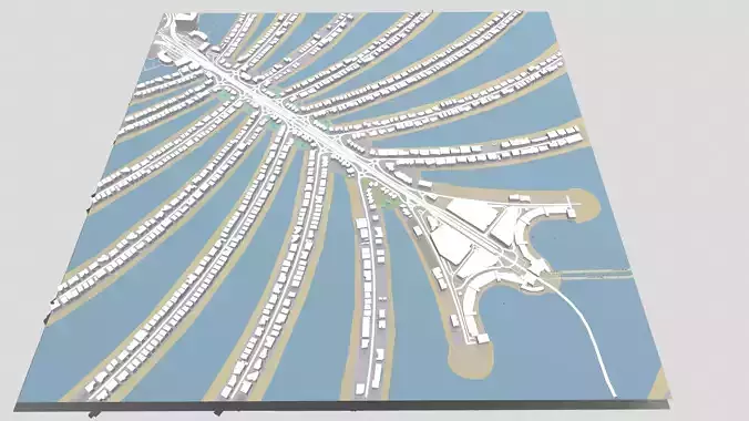 The Palm Jumeirah Island Dubai UAE