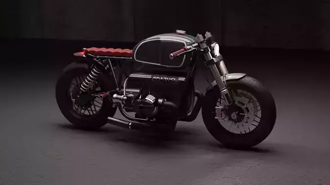Custom Brat Motorcycle
