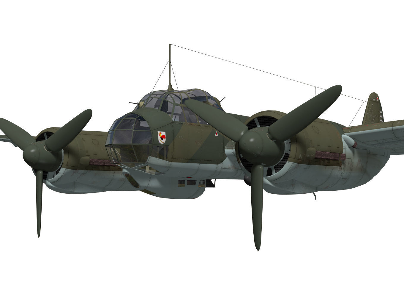 Junkers Ju 88 A-4 3D model_4