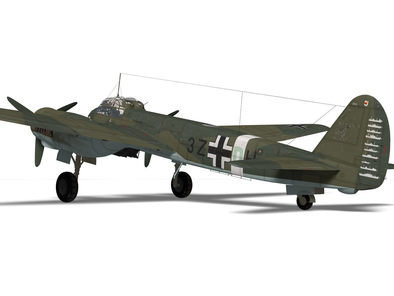 Junkers Ju 88 A-4 3D model_7