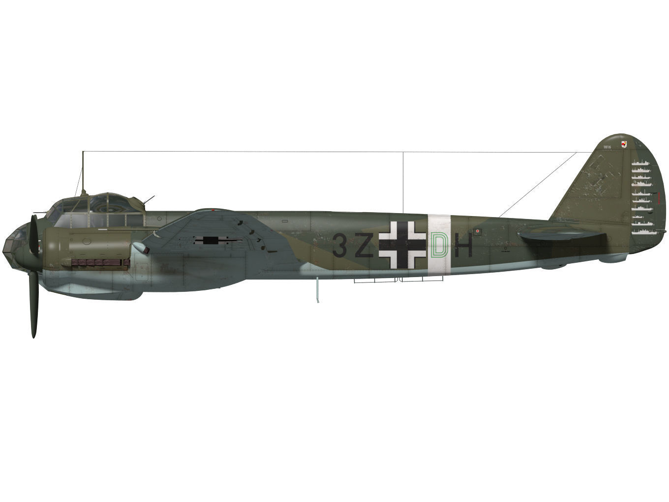 Junkers Ju 88 A-4 3D model_9