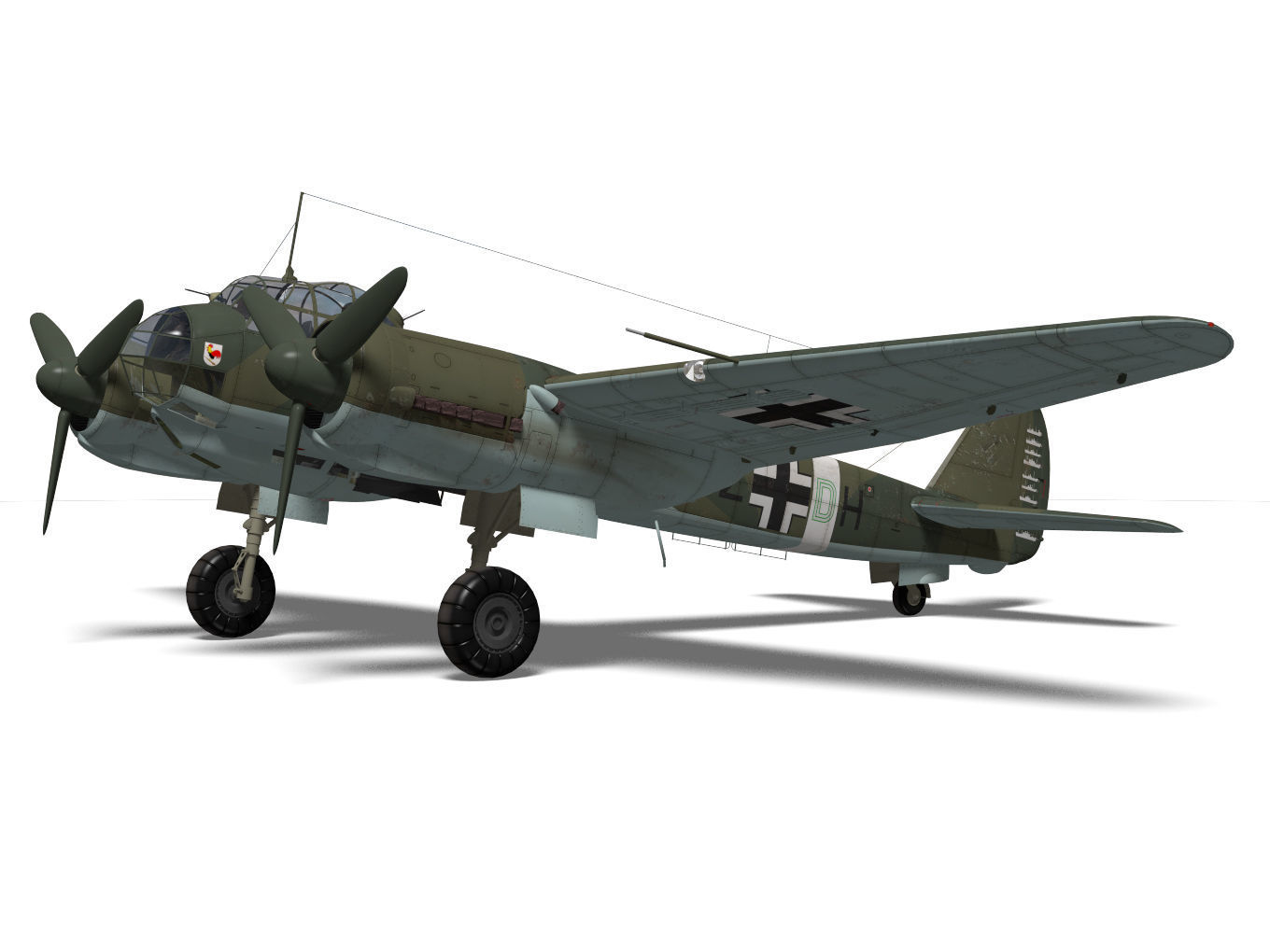 Junkers Ju 88 A-4 3D model_6