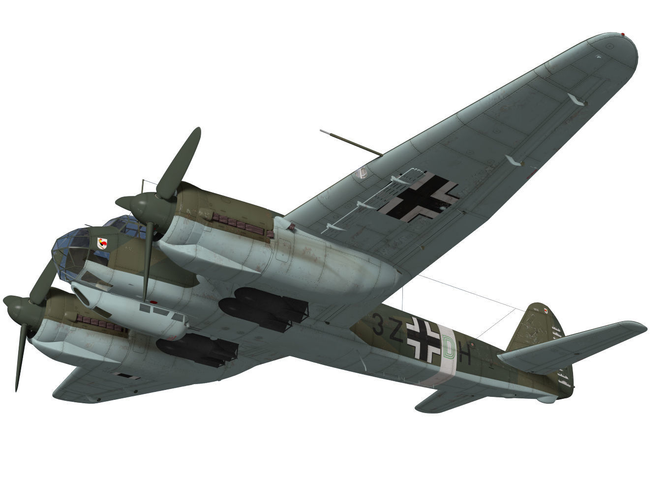Junkers Ju 88 A-4 3D model_3