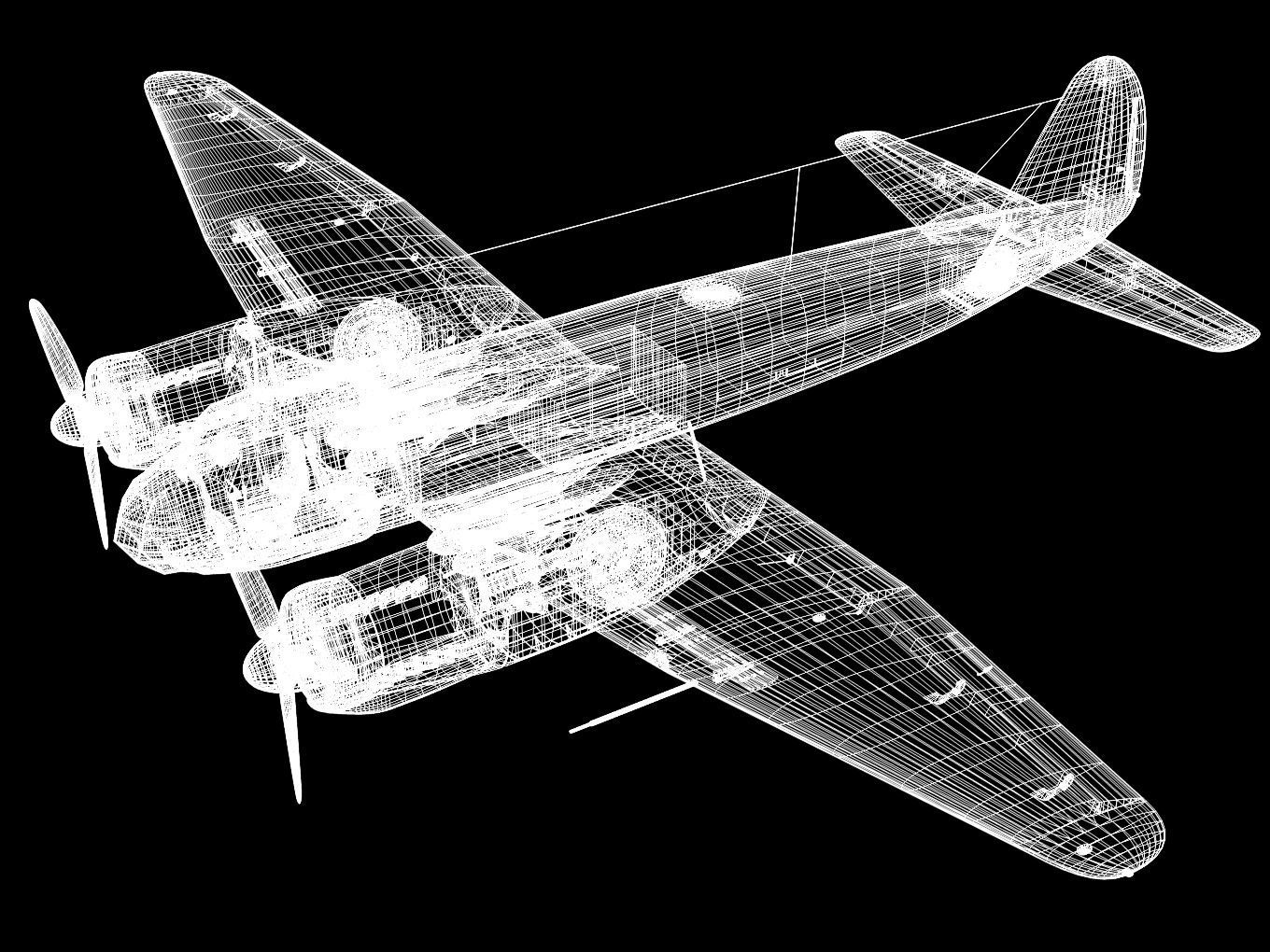 Junkers Ju 88 A-4 3D model_16