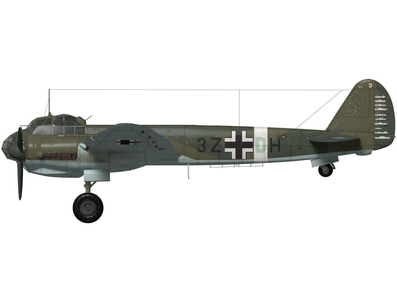 Junkers Ju 88 A-4 3D model_10