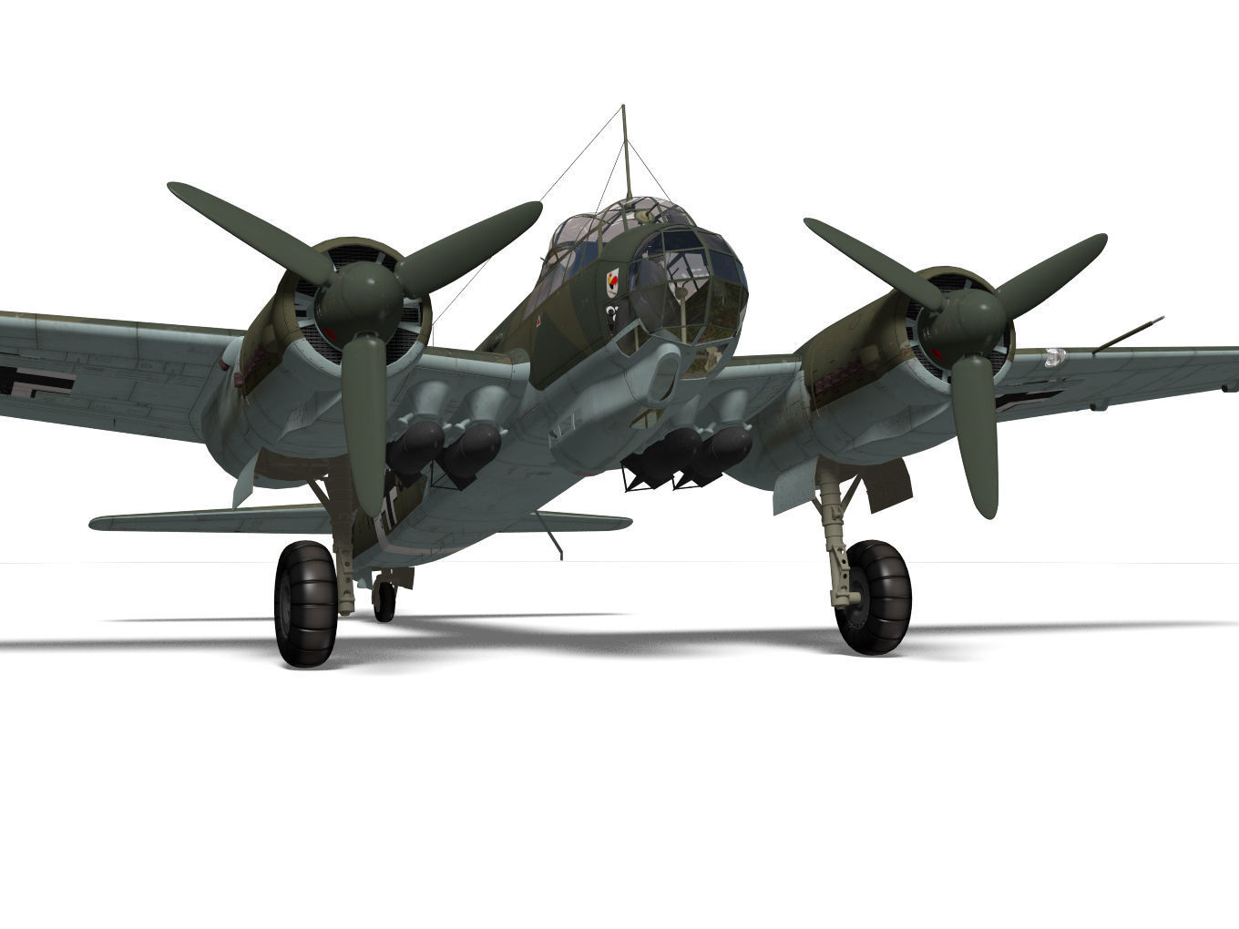 Junkers Ju 88 A-4 3D model_8
