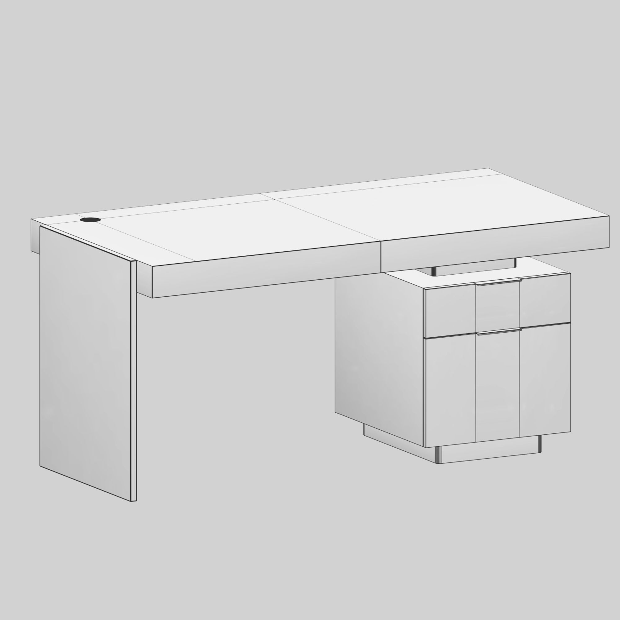 Arlo Desk by Rove Concepts 3D model_9